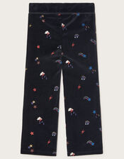 Cosmic Velour Sweatpants, Black (BLACK), large
