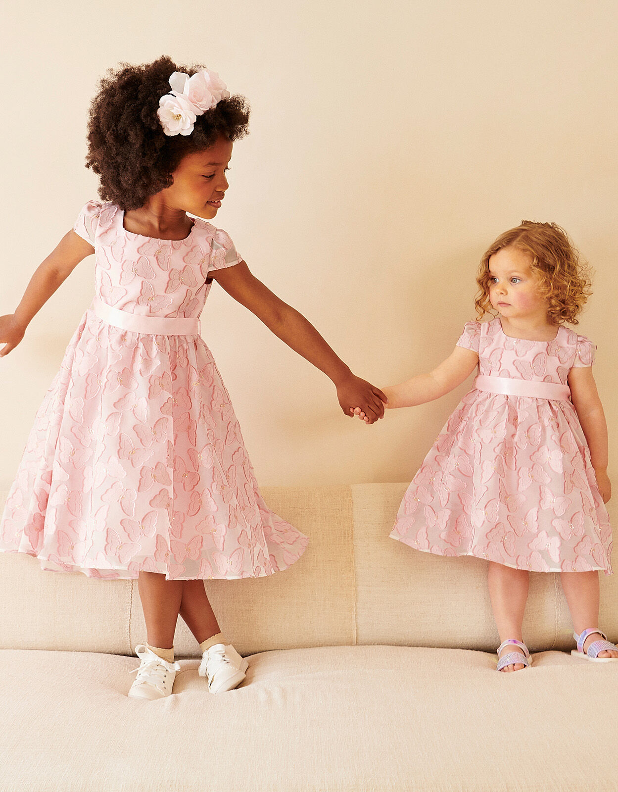 Monsoon girls butterfly dress shop