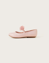 Corsage Ballerina Flats, Pink (PINK), large