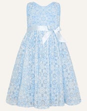 Lottie Lace Dress, Blue (BLUE), large