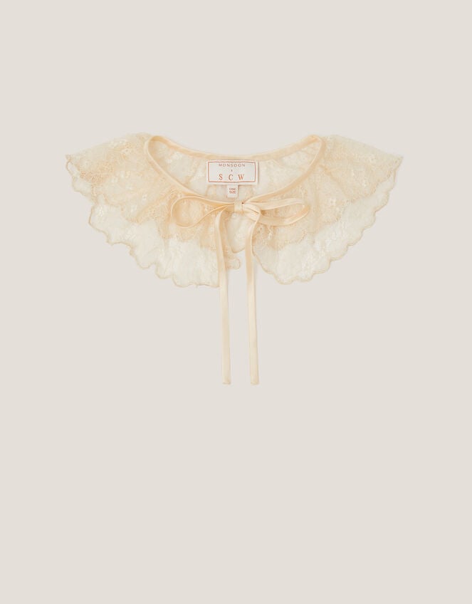 Monsoon x Sarah Corbett-Winder Lace Collar, , large