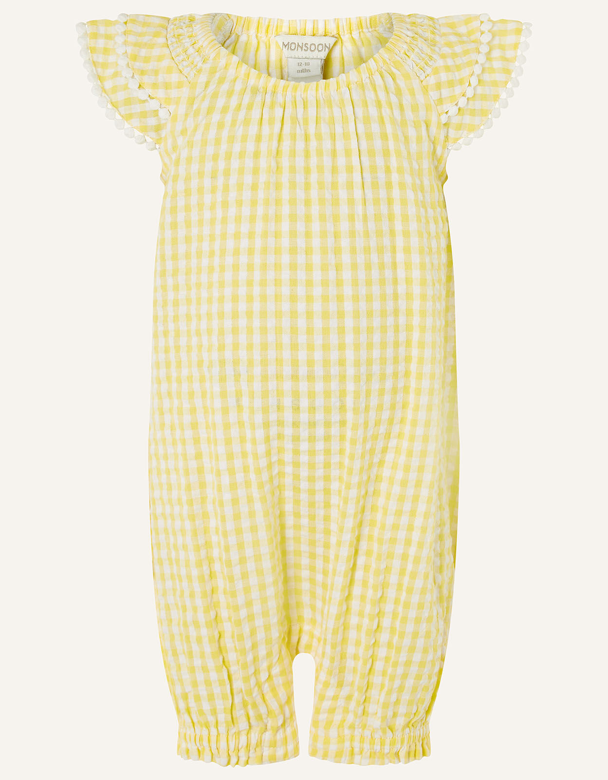 Baby seersucker romper deals