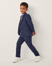 Oliver Check Pocket Detail Blazer, Blue (NAVY), large