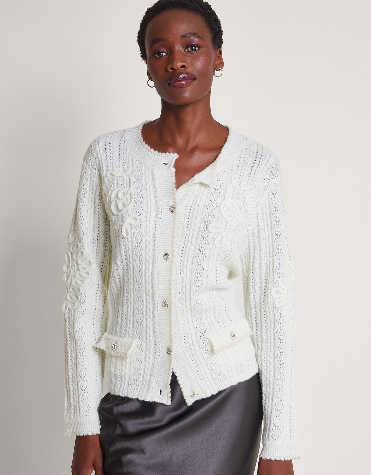 Womens ivory deals cardigan