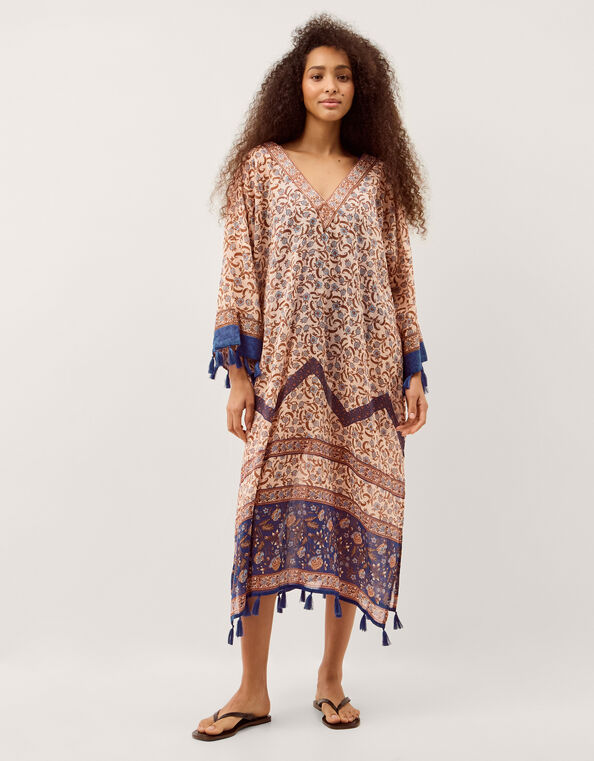 Ari Floral Print Midi Kaftan, , large