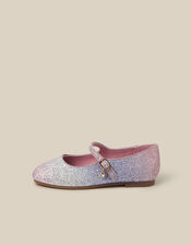 Ombr&eacute; Glitter Mary Jane Ballet Flats, Multi (MULTI), large