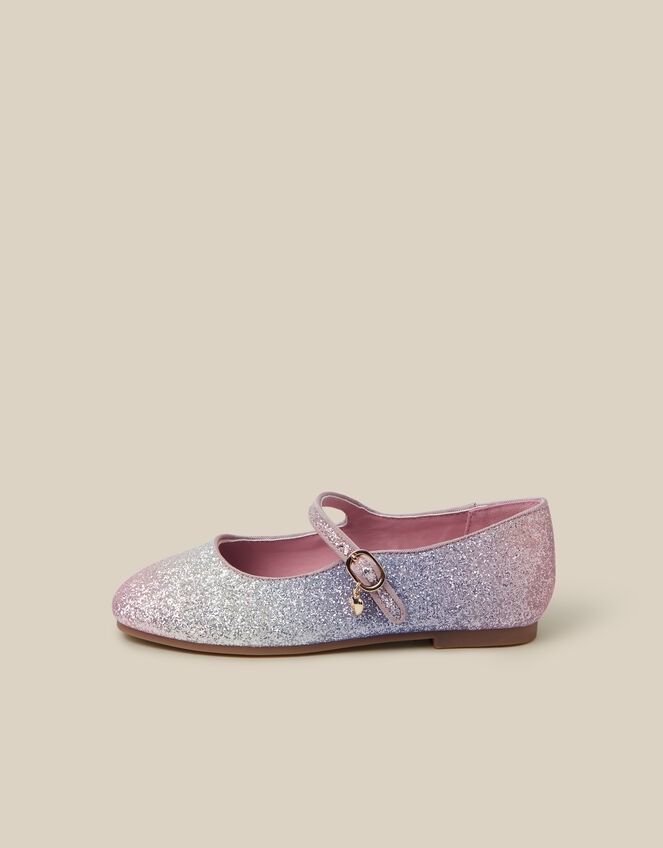 Ombr&eacute; Glitter Mary Jane Ballet Flats, Multi (MULTI), large