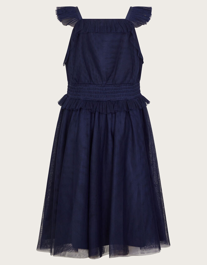 Ria Sequin Embellished Dress, Blue (NAVY), large