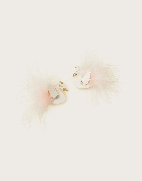 Odette Swan Hair Clips Set of Two , , large