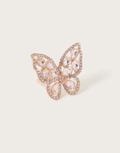 Super Sparkly Butterfly Ring, , large