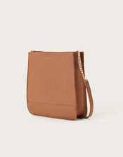 Large Leather Cross-Body Bag, , large
