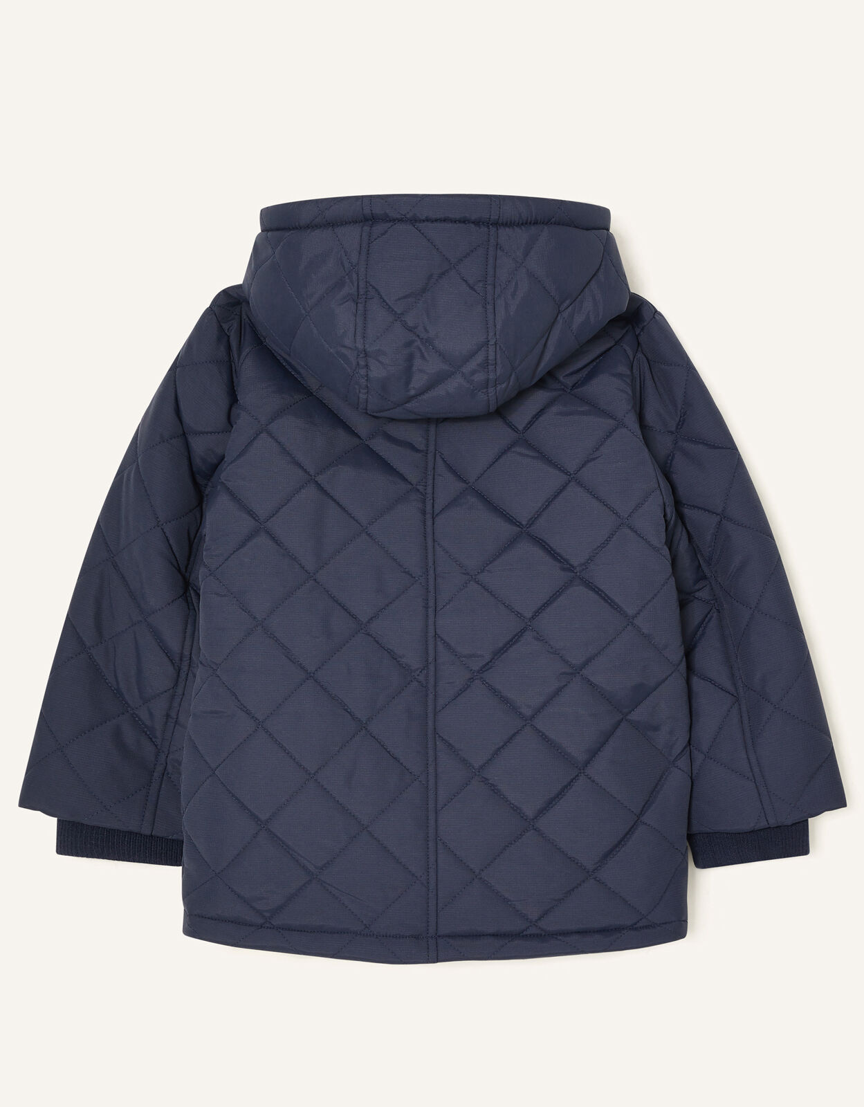 boys navy quilted jacket