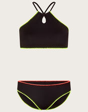 Cut-Out Bikini Set, Black (BLACK), large
