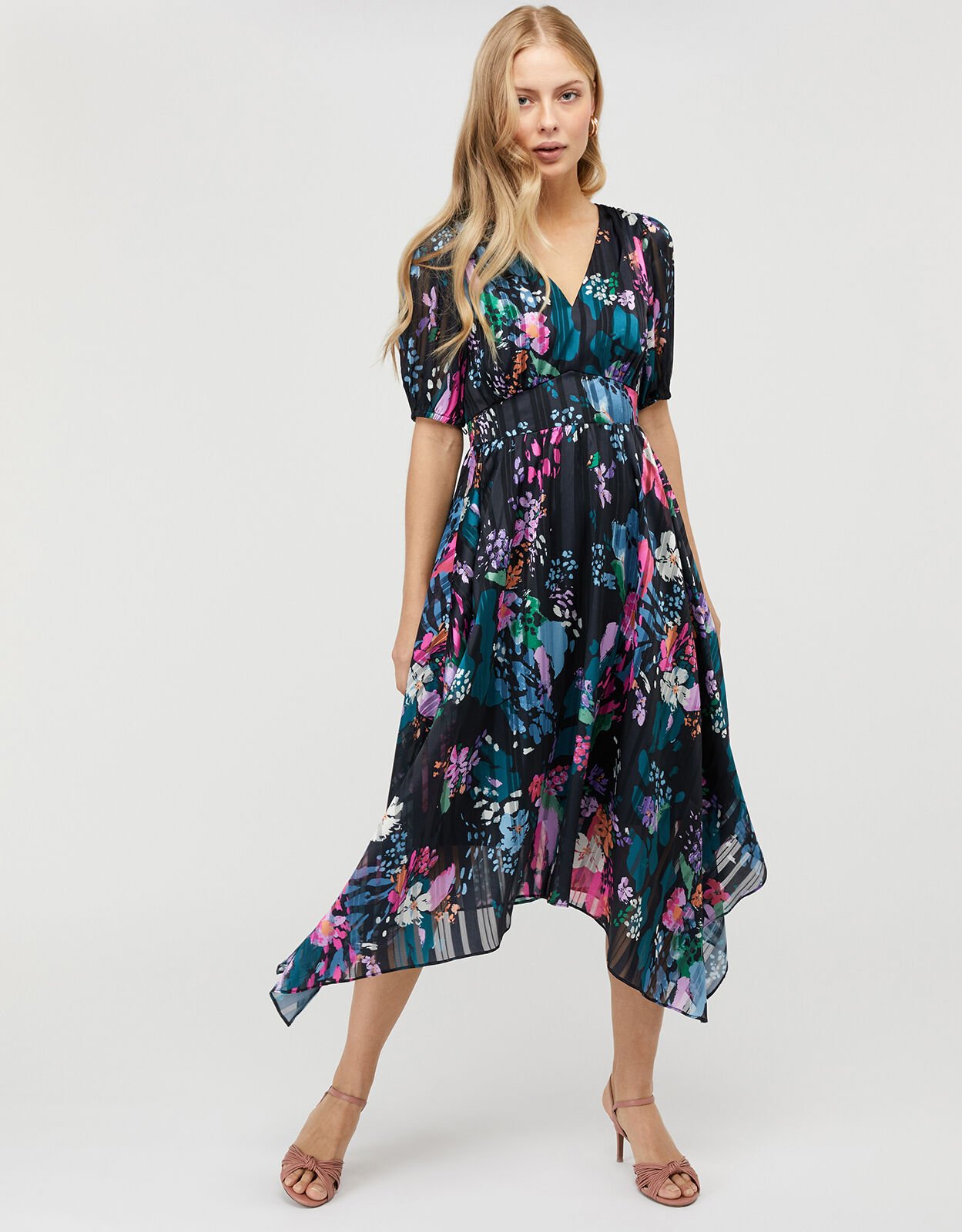Monsoon hanky hotsell hem dress