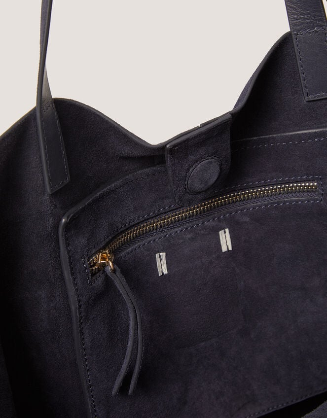 Perl Leather Tote Bag, , large