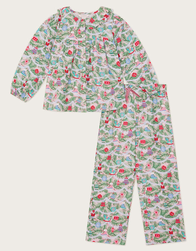 Christmas Tree Pyjama Set, Green (GREEN), large