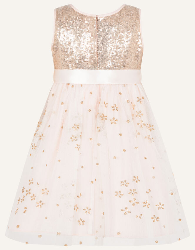 Baby Daisy Sequin Dress, Pink (PINK), large