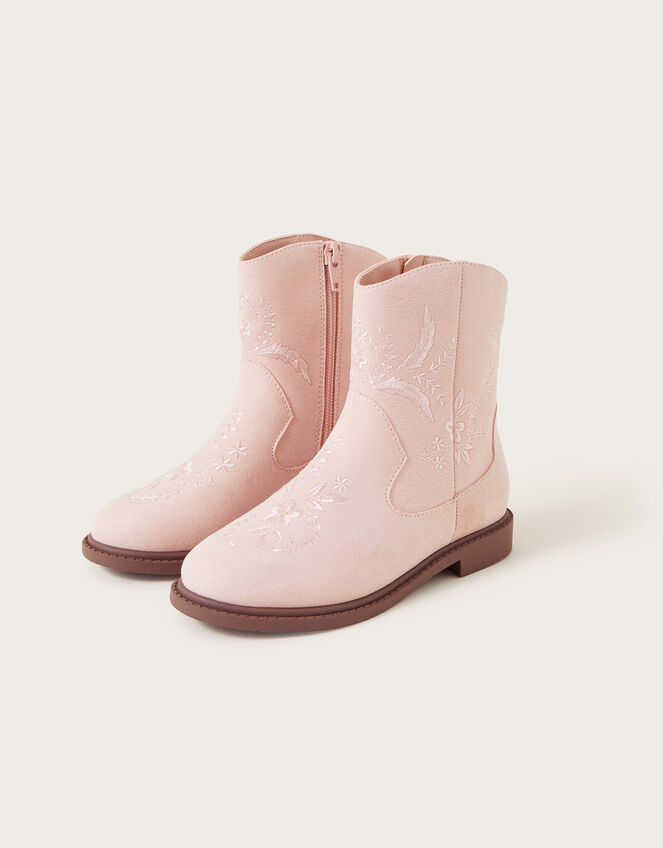 Suede Embroidered Cowboy Boots | Girls' Boots | Monsoon US.
