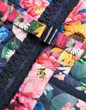 Floral Printed Padded Coat, Multi (MULTI), large