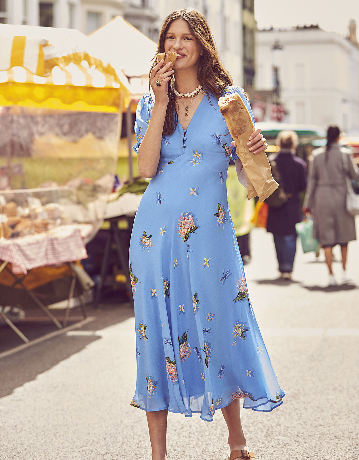 Monsoon blue dress on sale