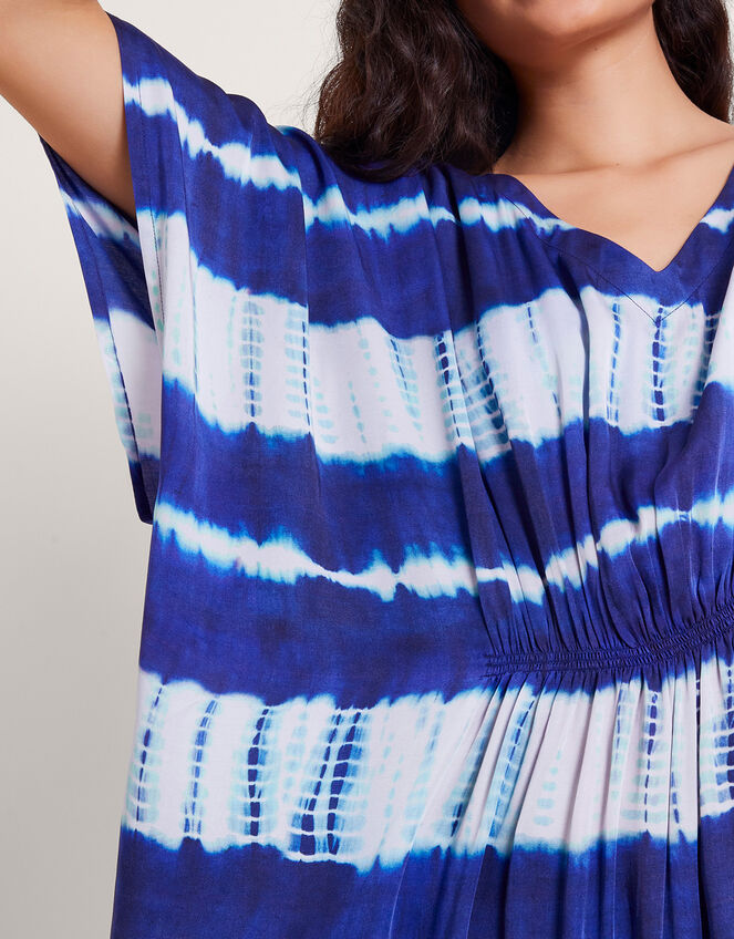 Nova Tie Dye Kaftan, Blue (BLUE), large