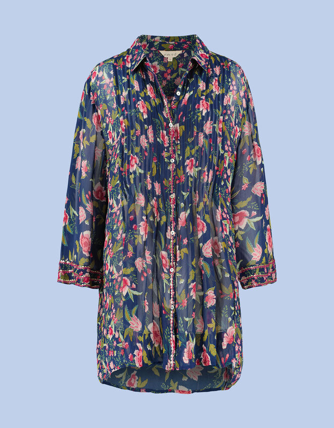 East Damson Top, Blue (BLUE), large