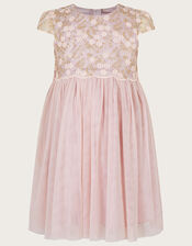Baby Orianna Lace Tulle Dress, Pink (PINK), large