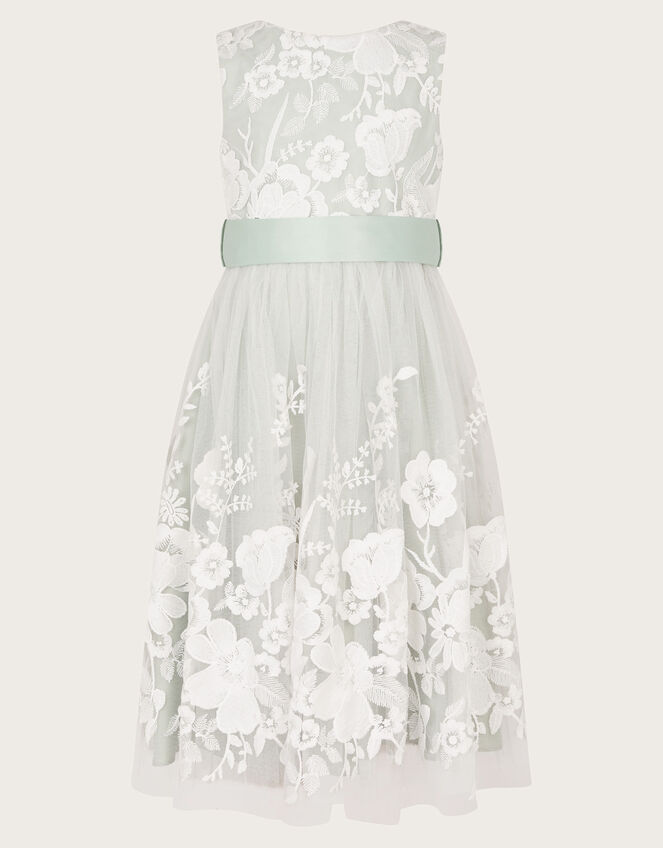 Alicia Embroidered Lace Maxi Dress, Green (GREEN), large