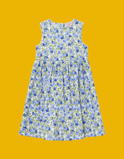 Trotters Adelina Rose Dress, Blue (BLUE), large