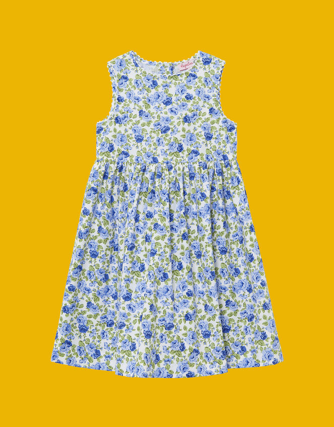 Trotters Adelina Rose Dress, Blue (BLUE), large