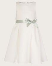 Molly Scuba Bridesmaid Dress, Ivory (IVORY), large