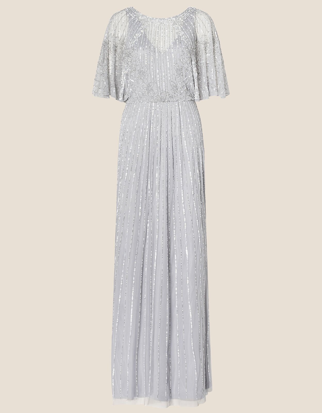 Monsoon silver hot sale sequin dress