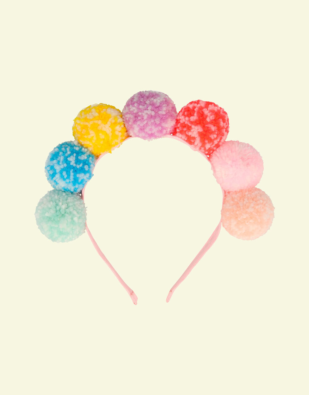 Meri Meri Rainbow Pom-Pom Headband, , large