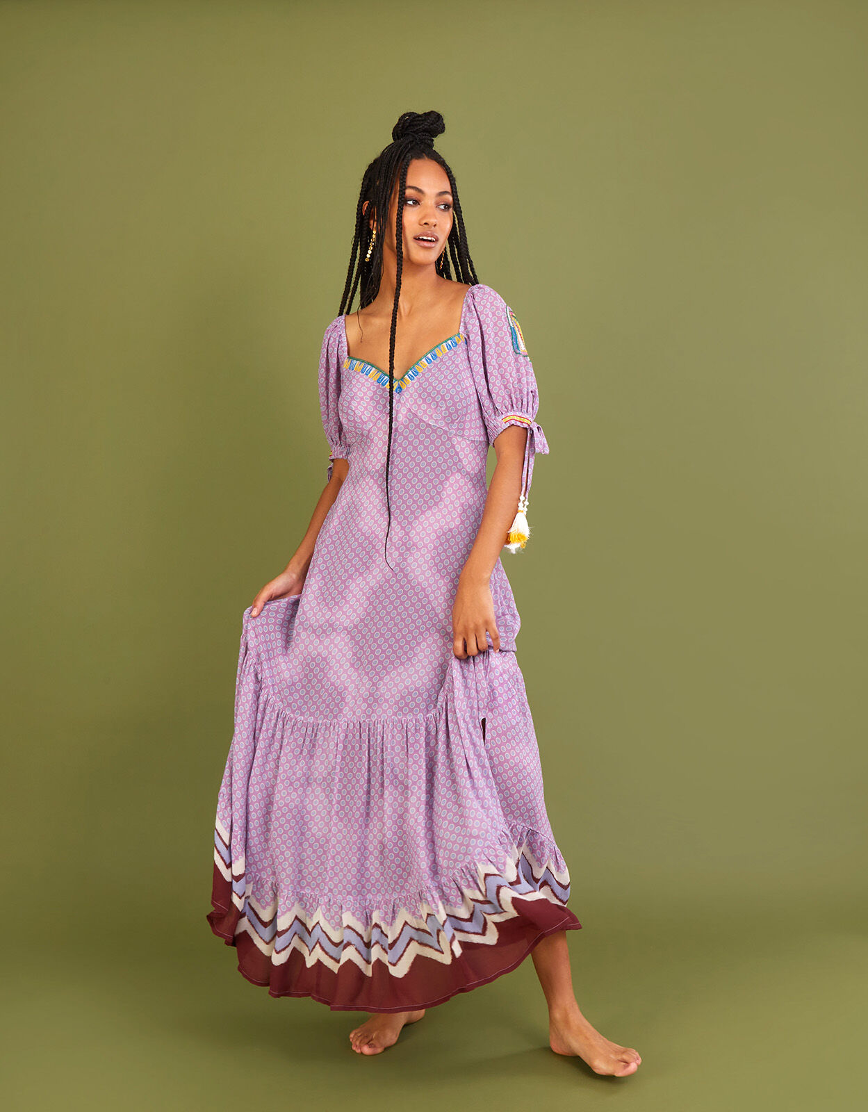 Monsoon online lilac dress