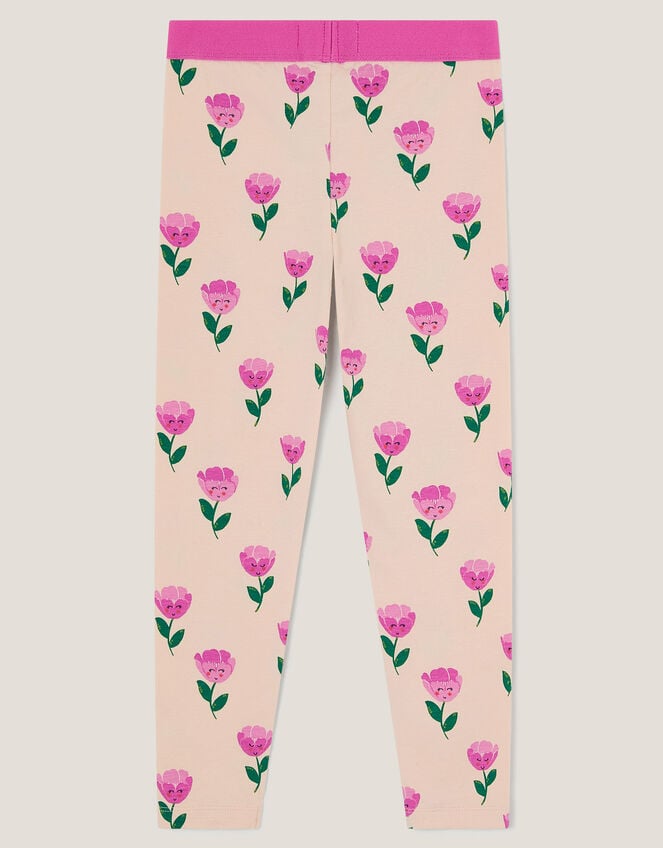 Floral Print Leggings, Multi (MULTI), large