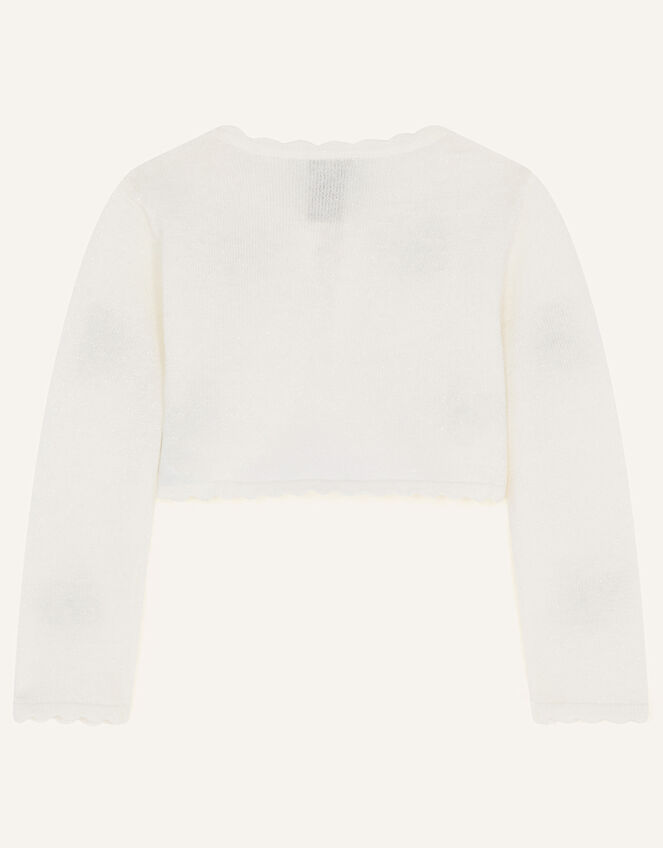 Baby Butterfly Cardigan, Ivory (IVORY), large