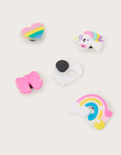 5-Pack Unicorn Clog Charms, , large