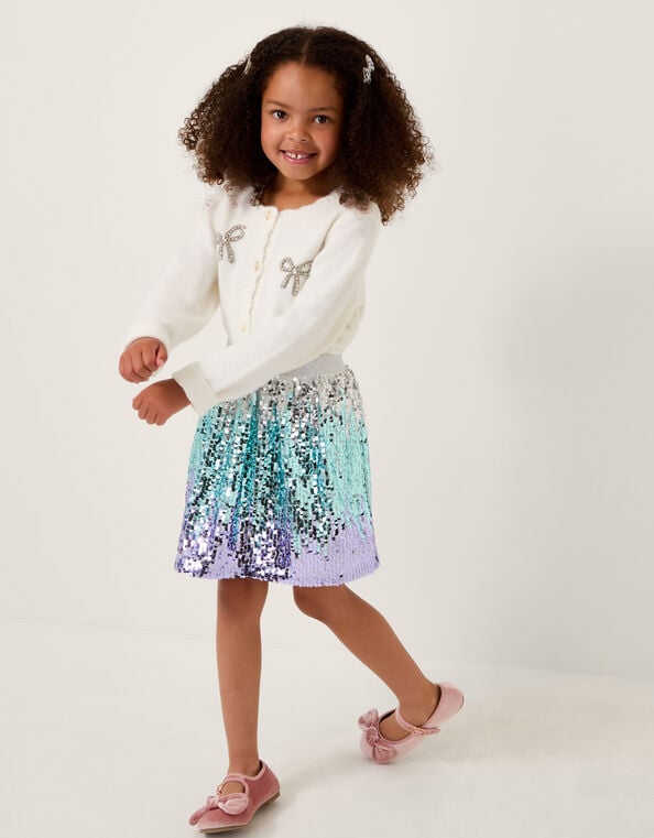 Mermaid Sequin Ombré Skirt, Multi (MULTI), large