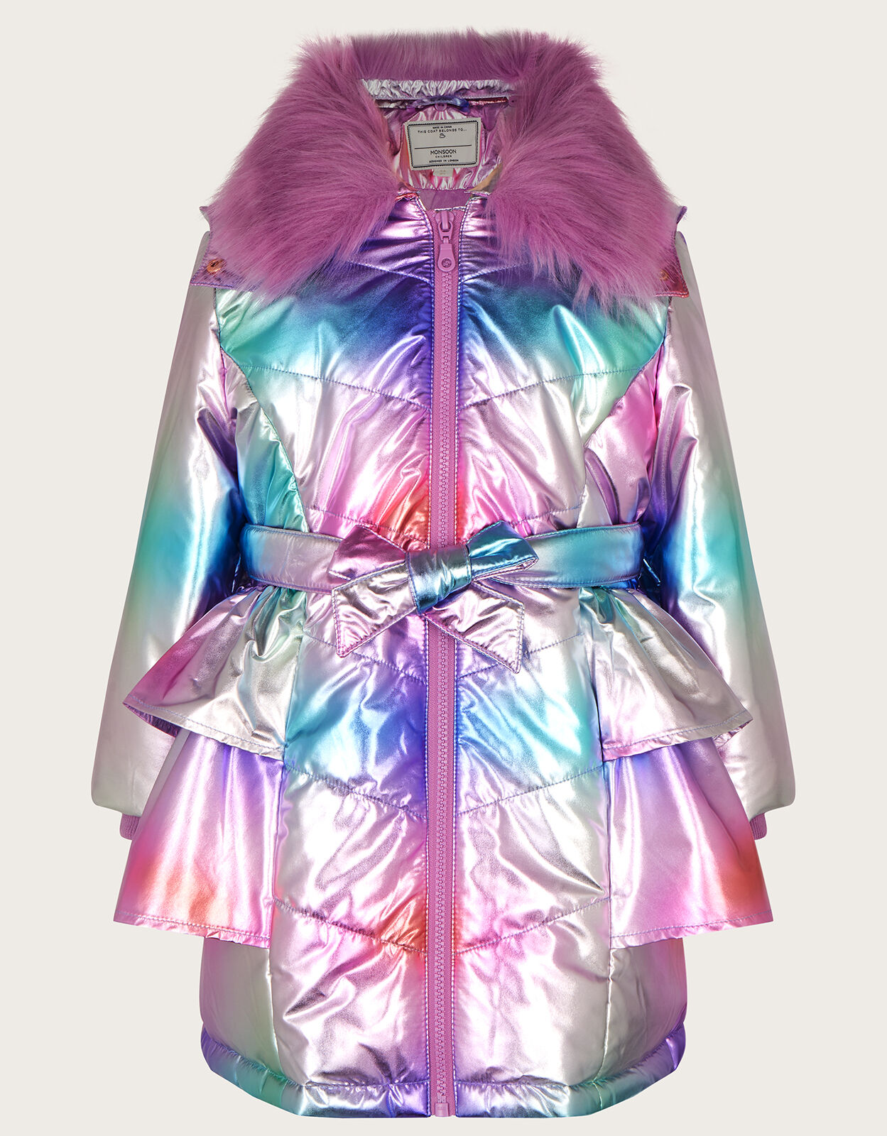 Metallic winter coat deals