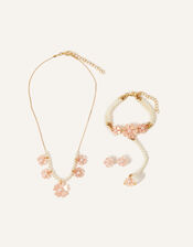Ella Garden Linked Bracelet and Necklace Set, , large