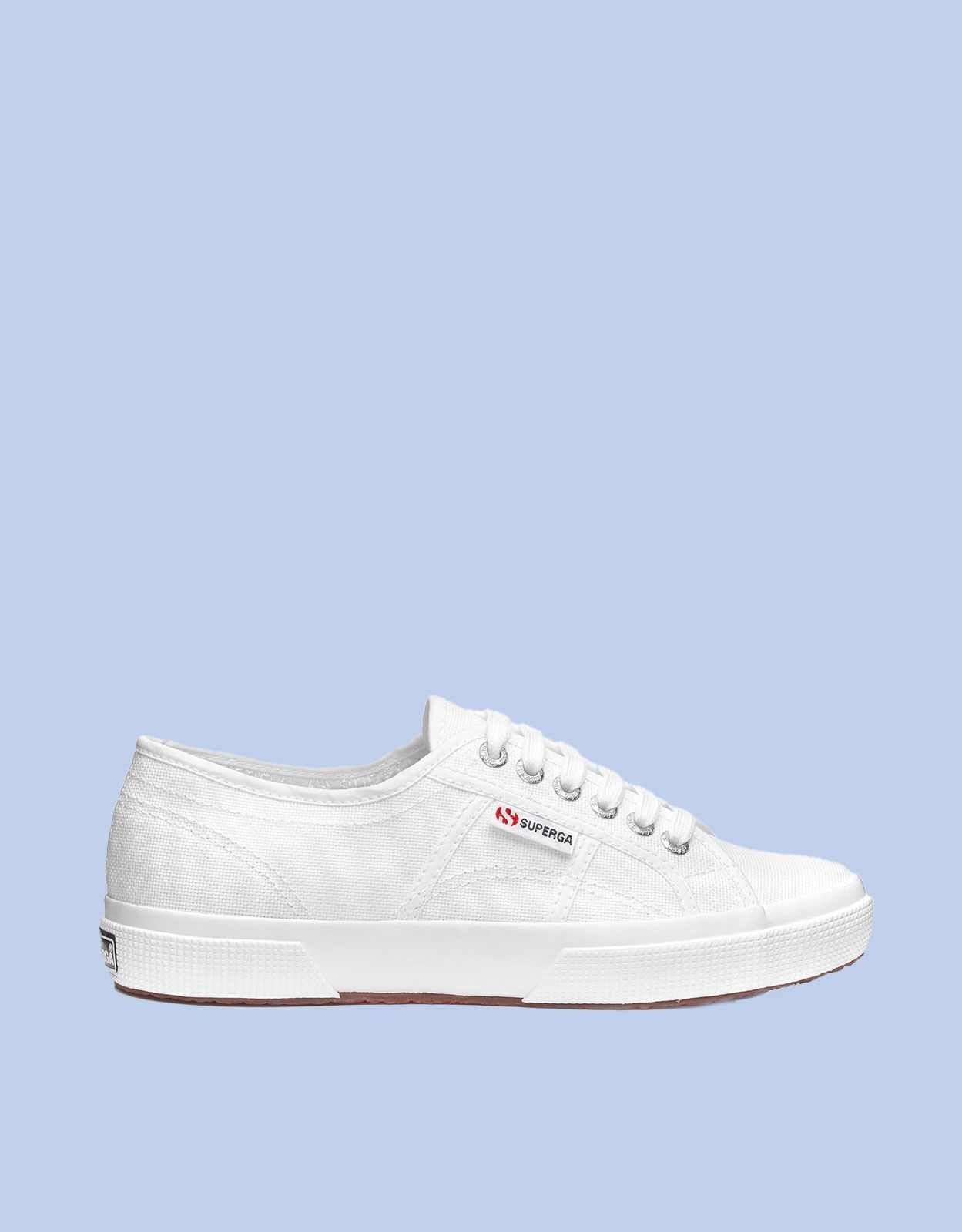 Superga white 2750 leather trainers sales