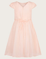 Rossy Shimmer Bridesmaid Dress, Pink (PINK), large