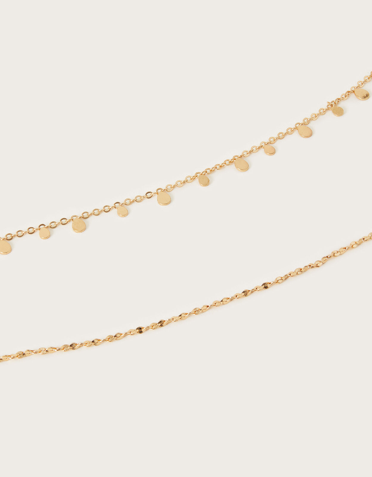 Simple shop layered necklace