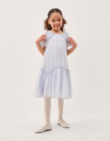 Elena Sequin Swing Party Dress, Blue (PALE BLUE), large