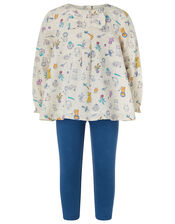 Baby Tallie Top and Legging Set, Ivory (IVORY), large