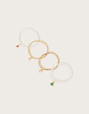 Frosty Festive Friendship Bracelets 4 Pack, , large
