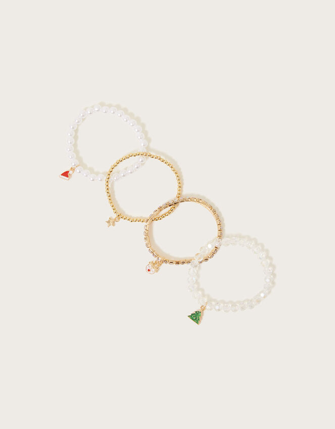 Frosty Festive Friendship Bracelets 4 Pack, , large