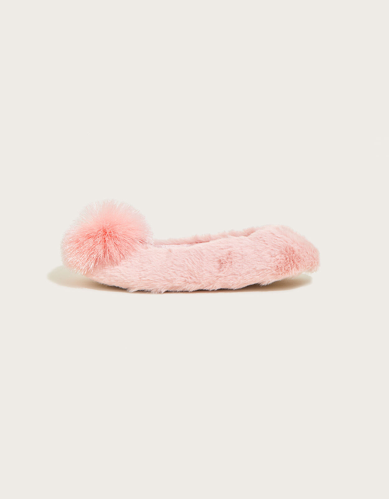 Pink slippers best sale with pom pom