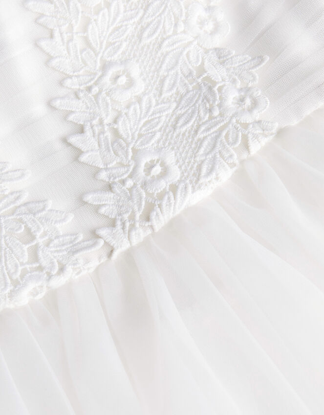 Zaralia Lace Safire Dress, Ivory (IVORY), large