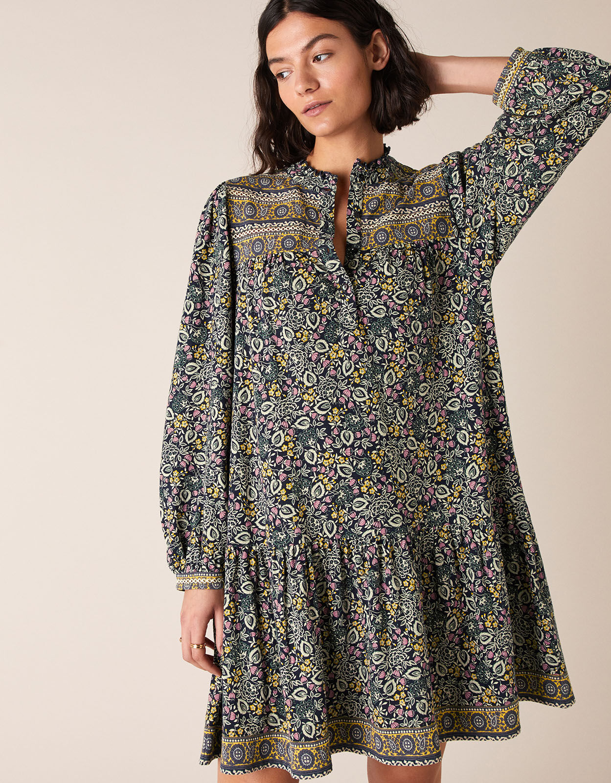 Monsoon animal print dress new arrivals